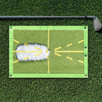 Golf Swing Trainer Mat with Divot Feedback and Impact Marking, Indoor/Outdoor All Vera Mart