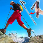 Telescoping Trekking Poles with Aluminium Construction and Ergonomic Handles All Vera Mart