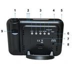 Alarm Clock with Rotating Time Projector and Temperature Humidity Sensor All Vera Mart