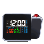 Alarm Clock with Rotating Time Projector and Temperature Humidity Sensor All Vera Mart