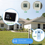 Alarm Clock with Rotating Time Projector and Temperature Humidity Sensor All Vera Mart