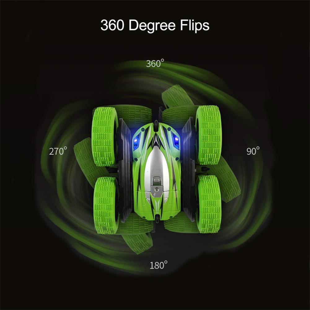 Remote Control Stunt Car with 360 Degree Flip and LED Headlights All Vera Mart