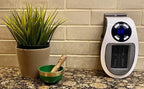 Portable Space Heater with Adjustable Thermostat and Tip-Over Auto Shutoff, 1200W Compact All Vera Mart