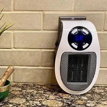 Portable Space Heater with Adjustable Thermostat and Tip-Over Auto Shutoff, 1200W Compact All Vera Mart