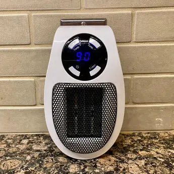 Portable Space Heater with Adjustable Thermostat and Tip-Over Auto Shutoff, 1200W Compact All Vera Mart