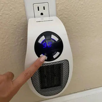 Portable Space Heater with Adjustable Thermostat and Tip-Over Auto Shutoff, 1200W Compact All Vera Mart