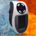 Portable Space Heater with Adjustable Thermostat and Tip-Over Auto Shutoff, 1200W Compact All Vera Mart