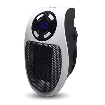 Portable Space Heater with Adjustable Thermostat and Tip-Over Auto Shutoff, 1200W Compact All Vera Mart