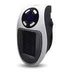 Portable Space Heater with Adjustable Thermostat and Tip-Over Auto Shutoff, 1200W Compact All Vera Mart