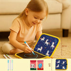 Wipeable Drawing Book for Kids with Flat Opening Pages All Vera Mart