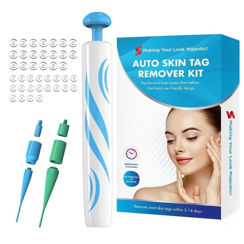Skin Tag Removal Kit with Two Spring Sizes and Natural Drying Method All Vera Mart