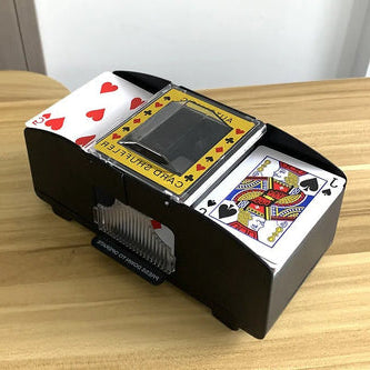 Automatic Card Shuffler for 2-6 Decks with Battery and Charging Cable All Vera Mart