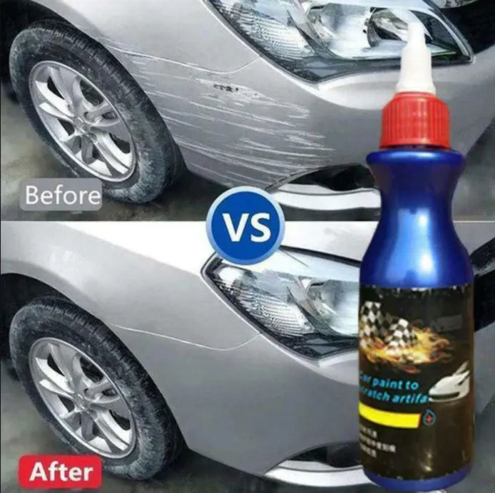 Car Scratch Remover with Micro-Abrasive Compound and Foam Applicator, 100 mL All Vera Mart