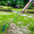 Long Reach Thatch Rake for Dethatching Dead Grass Allvera-mart