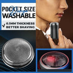 Portable Electric Razor with Stainless Steel Foil and Fast Charging, IPX7 Waterproof All Vera Mart
