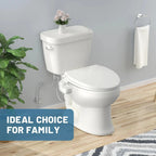 Bidet Attachment with Dual Retractable Nozzles and Adjustable Water Pressure All Vera Mart