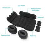Inflatable Backseat Mattress with Vehicle Air Pump and Child Safety Guards All Vera Mart