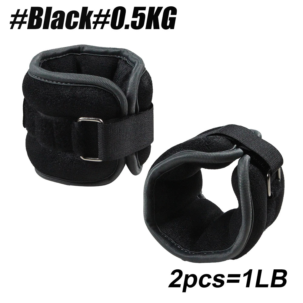 Neoprene Wrist and Ankle Weights with Dual Strap Security and Moisture-Wicking Lining All Vera Mart