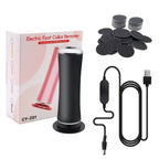 Powered Heel Smoothing Device with Adjustable Speed and 60 Sanding Discs All Vera Mart
