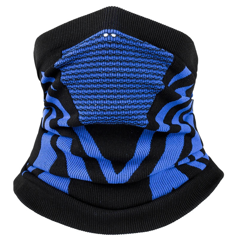 Thermal Neck Gaiter with Inverted Triangle Breathing Zone and Dual Layer All Vera Mart