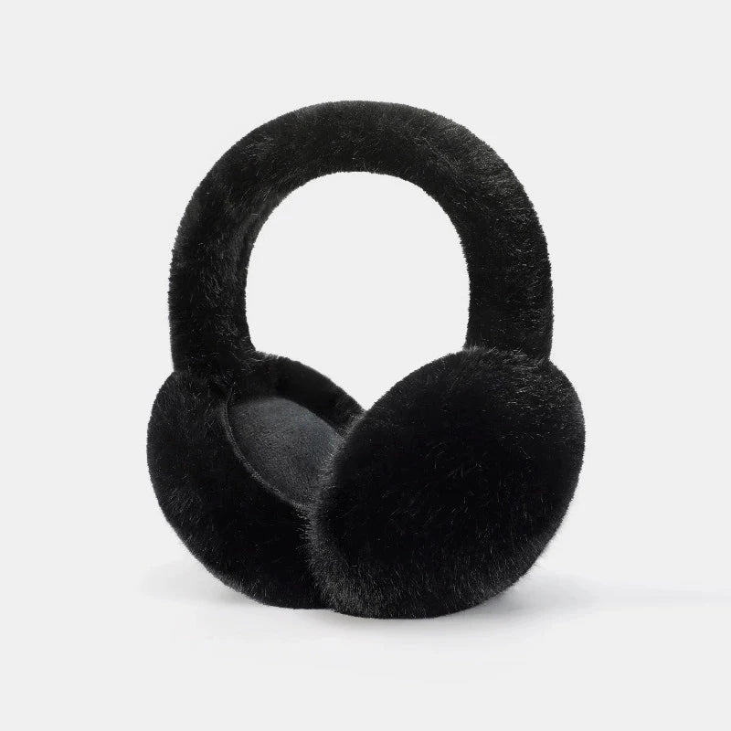 Foldable Plush Earmuffs with Detachable Fabric and Secure Fit for Winter All Vera Mart