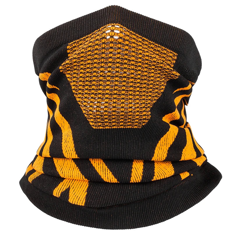 Thermal Neck Gaiter with Inverted Triangle Breathing Zone and Dual Layer All Vera Mart