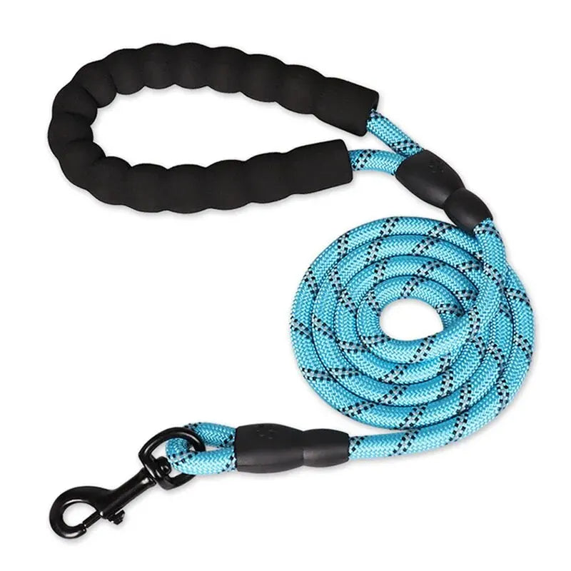 Dog Leash 4.9ft with Reflective Stitching and Double Rope Construction All Vera Mart