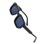Bold Energy Rectangle UV Sunglasses  -Black Grey - Ozerty