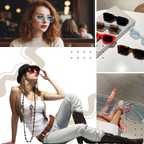 Bold Energy Rectangle UV Sunglasses  - Ozerty
