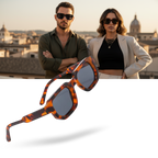 Bold Energy Rectangle UV Sunglasses  - Ozerty