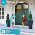 Smart Video Doorbell with 1080P HD Camera and Motion Detection, Night Vision All Vera Mart