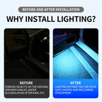 Automatic LED Door Light with Magnetic Sensor and 7-Color Display All Vera Mart