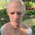 Realistic Old Man Latex Mask with Movable Mouth and Detailed Wrinkles for Adults All Vera Mart