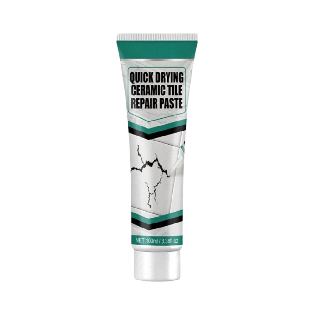 Ceramic Tile Repair Paste with Scraper Tool and Sandpaper, Waterproof Formula All Vera Mart