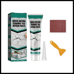 Ceramic Tile Repair Paste with Scraper Tool and Sandpaper, Waterproof Formula All Vera Mart
