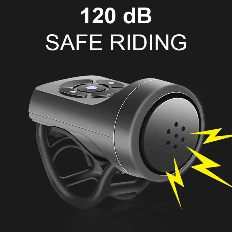Motion Sensing Bike Alarm with 120dB Siren and Horn, IPX4 Water Resistant All Vera Mart