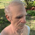 Realistic Old Man Latex Mask with Movable Mouth and Detailed Wrinkles for Adults All Vera Mart