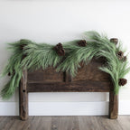 Long Needle Pine Garland with Cones 6ft - Interior Delights