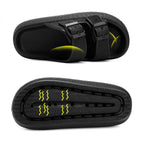 Plush, soft sole pillow slides in grey, offering ultimate walking comfort. Unisex, lightweight, and cushioned, perfect for summer.