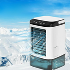 Desk Air Cooler with Dual Spray Atomization and Oscillating Blades, 900ml Tank All Vera Mart