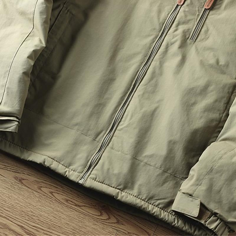 Hooded Jacket with Insulated Lining and Wind Resistant Shell All Vera Mart