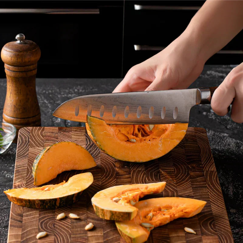End Grain Cutting Board with Self Healing Surface and Knife Protection All Vera Mart