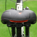 Gel Bike Saddle with Ergonomic Contour and Reflector, Universal Rail Mount All Vera Mart