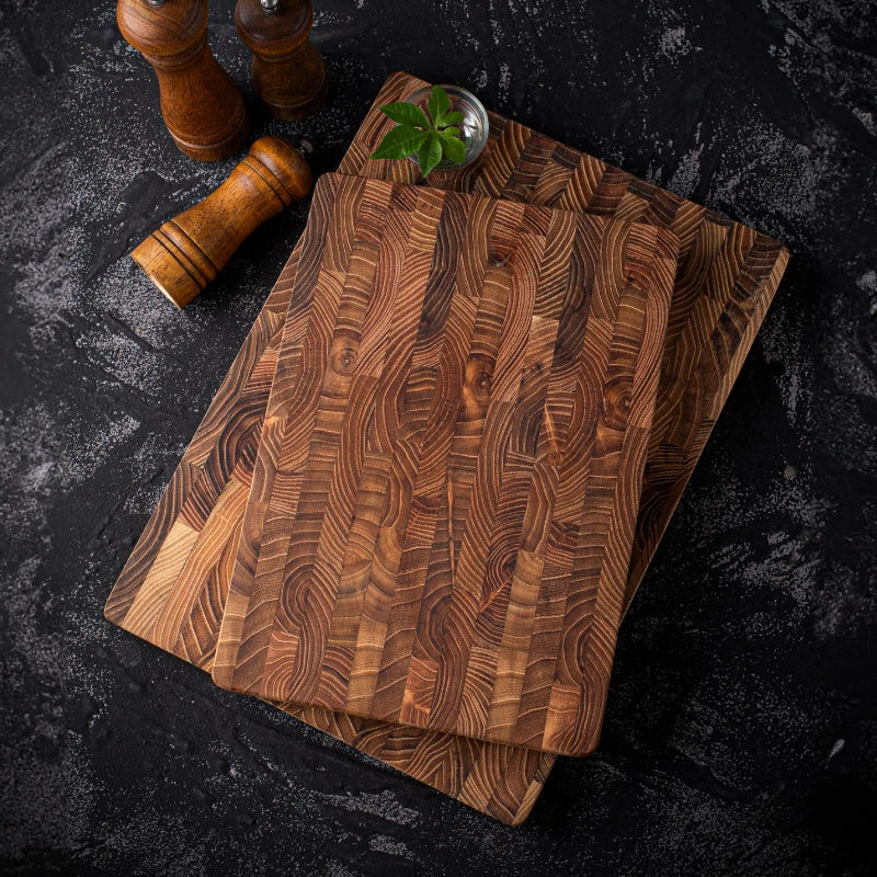 End Grain Cutting Board with Self Healing Surface and Knife Protection All Vera Mart
