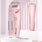 Cordless Electric Shaver with Dual Blade Heads and Waterproof Design, 120-Minute Runtime All Vera Mart