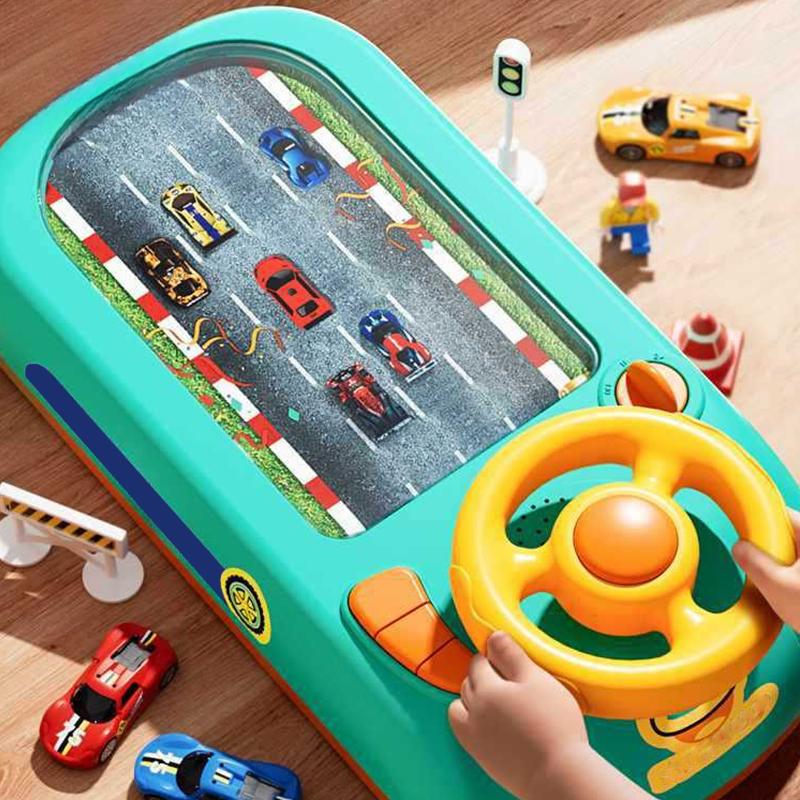 Racing Simulator Toy with Steering Wheel and 200+ Levels for Kids All Vera Mart
