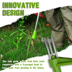 Standing Weed Puller with Three Steel Claws and Foot Pedal Lever All Vera Mart