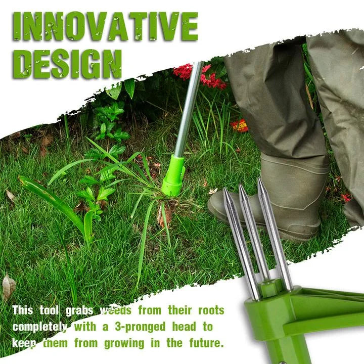 Standing Weed Puller with Three Steel Claws and Foot Pedal Lever All Vera Mart