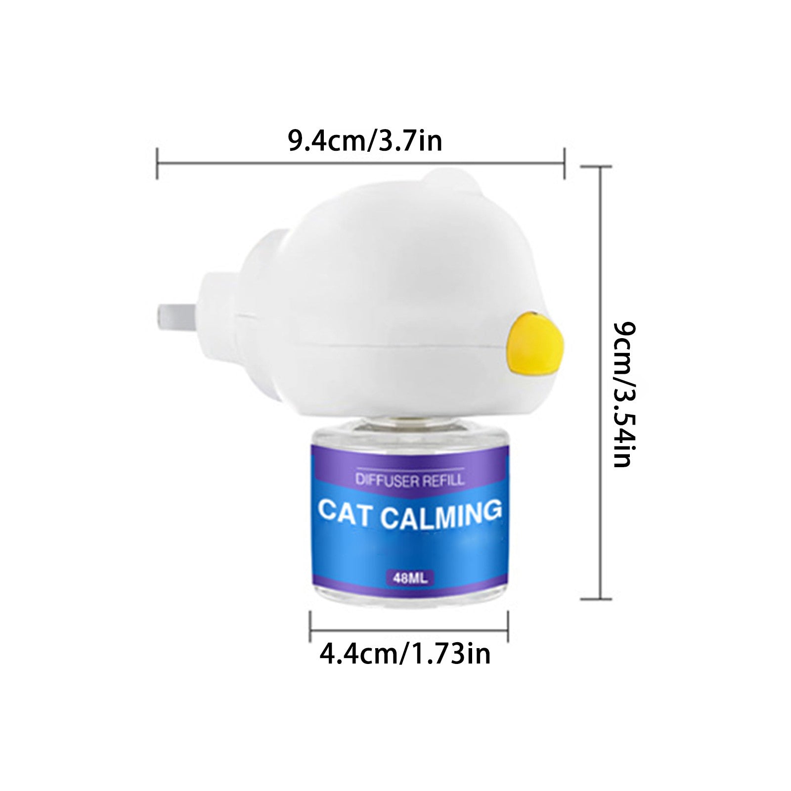 Pheromone Diffuser for Pets with 700 Sq Ft Coverage and 60-Day Refill Supply All Vera Mart