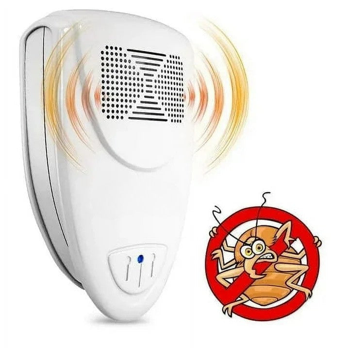 Ultrasonic Pest Repeller with 215 Square Foot Coverage and Multi-Pest Function All Vera Mart